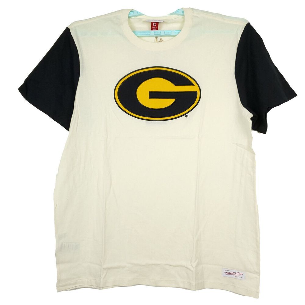 Grambling State Tigers Mitchell & Ness HBCU XL XLarge Shirt‎ Cream Black NWT